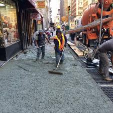 Side Walk Pouring