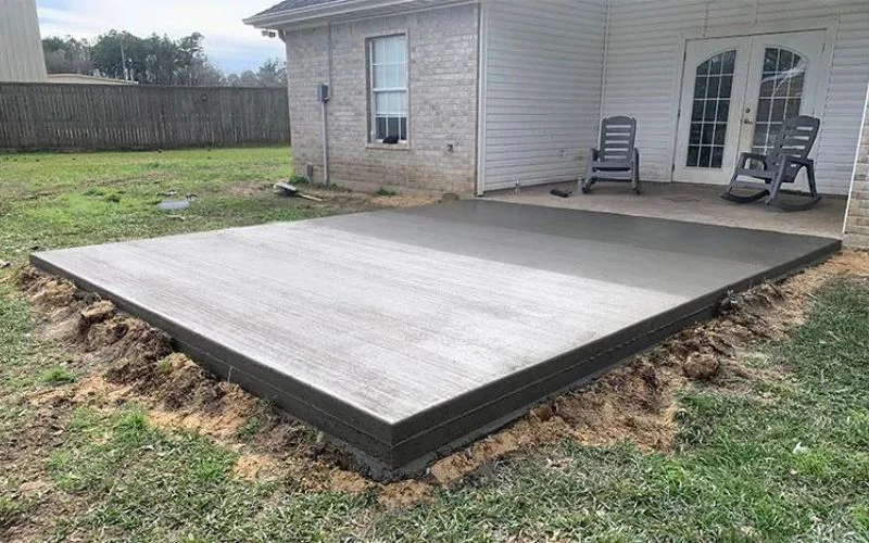 Concrete Patio Construction by Eden Contractors