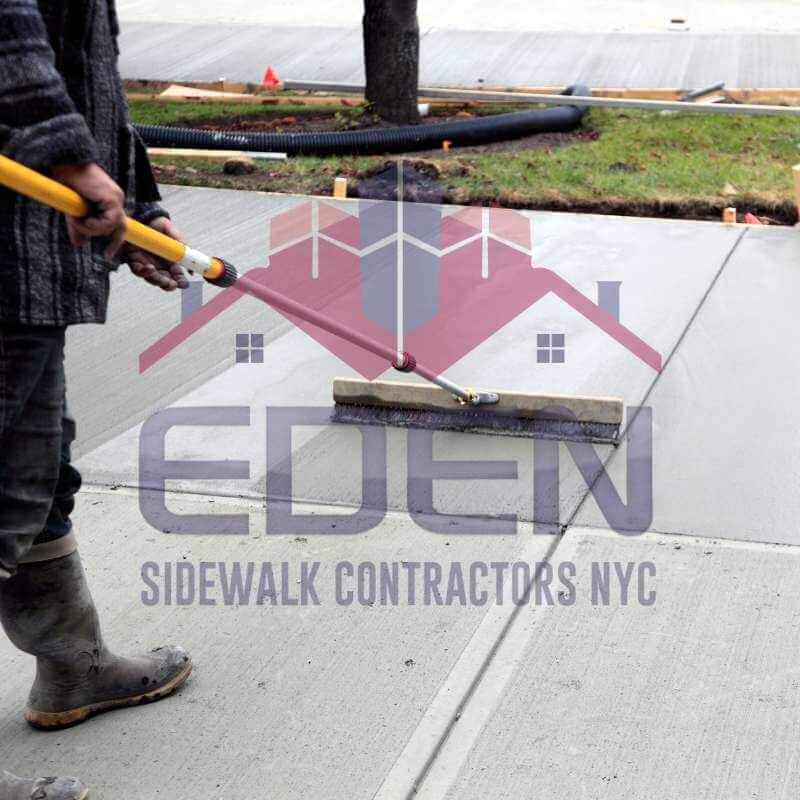 which concrete is best for the sidewalk construction in nyc