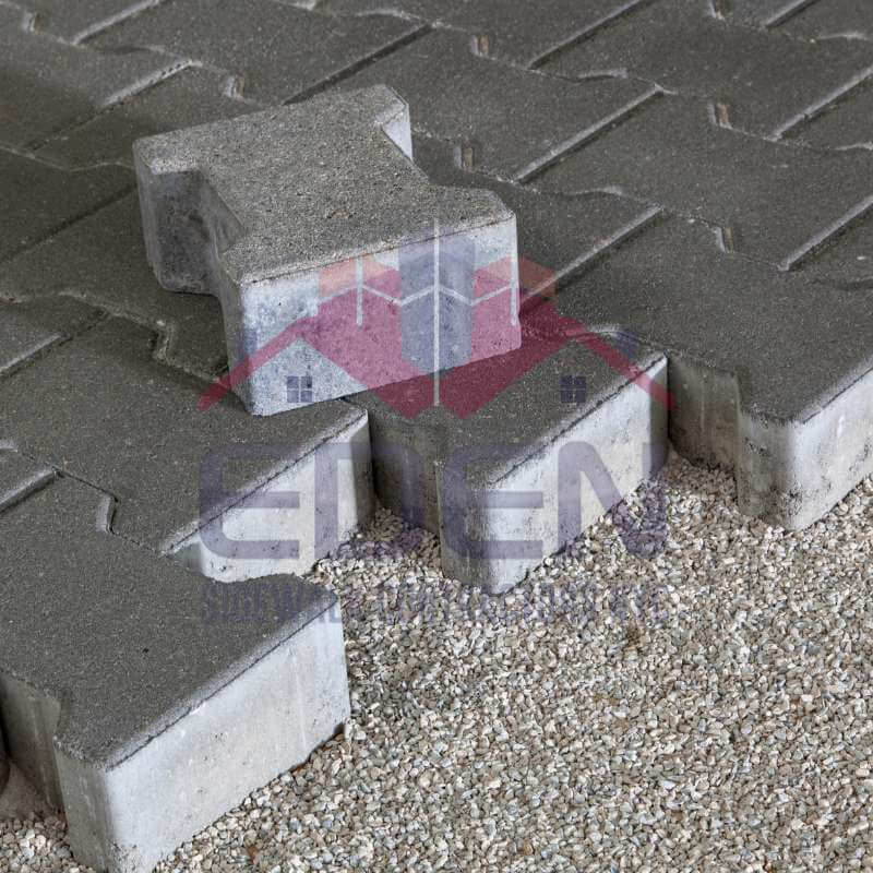 concrete pavers installed on patios