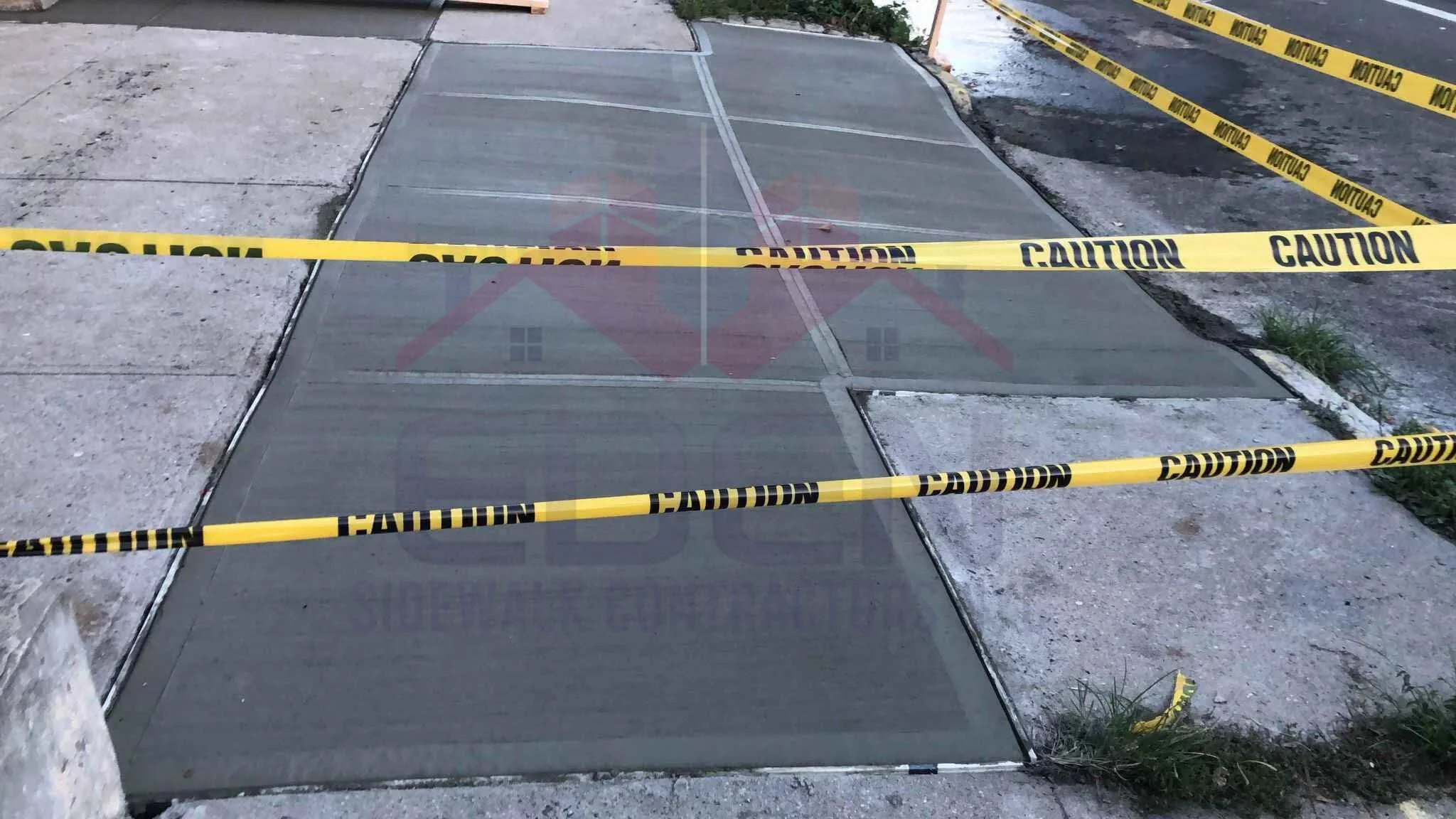 Repairing Damaged Sidewalks at 318 Clifton PI, Brooklyn, NY